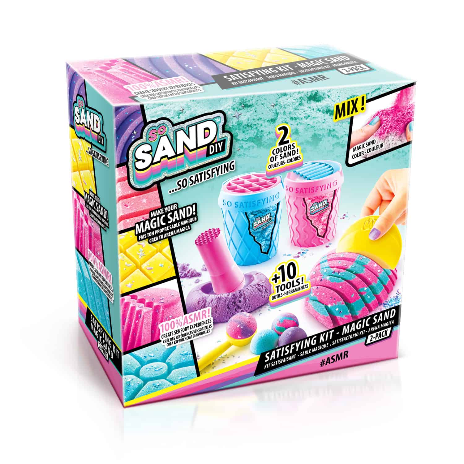 CANAL TOYS - So Sand - Rainbow cake ASMR - Sable magique senteurs