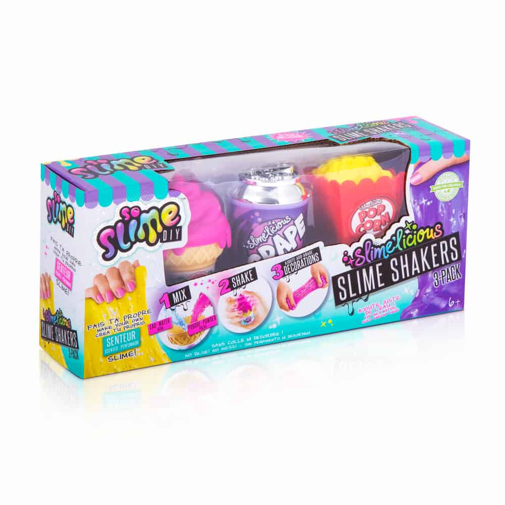 So Slime DIY Slime'licious Scented Slime 3-Pack Ice Cream, Grape Soda &  Popcorn