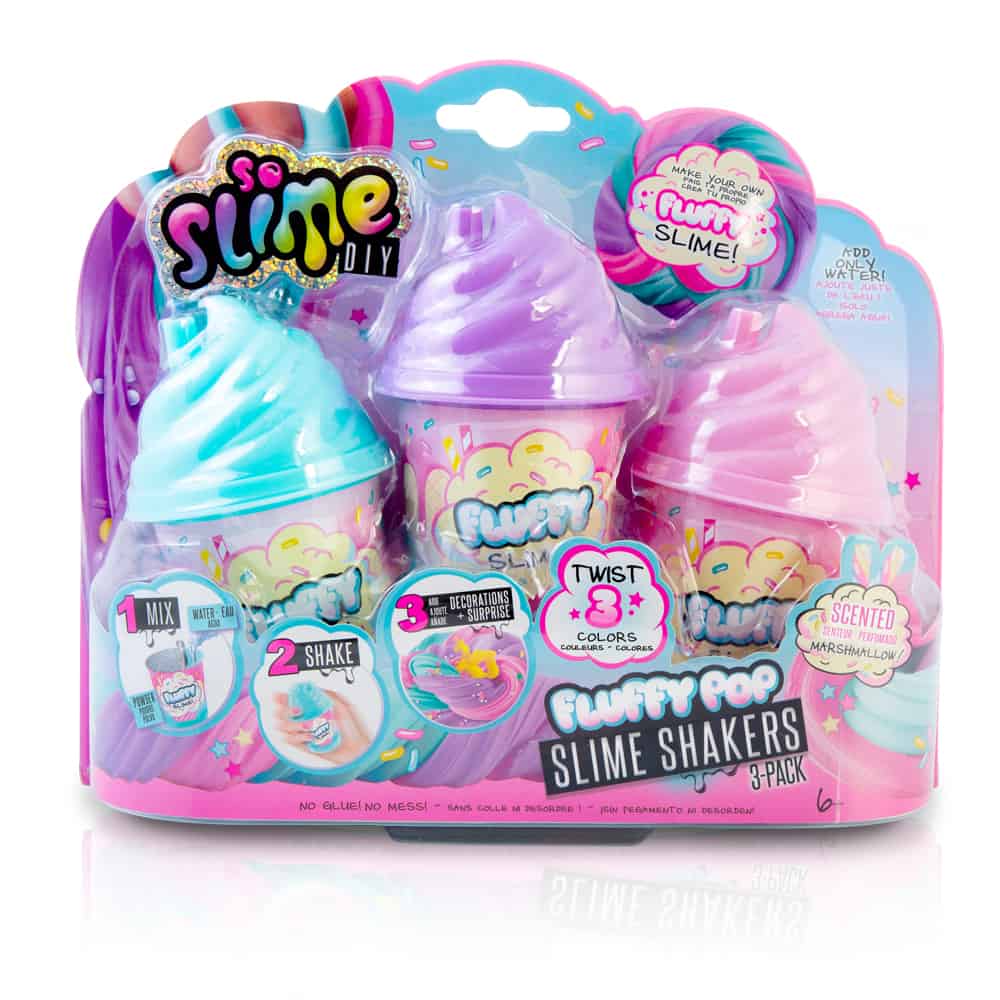 So Slime DIY Fluffy Slime Shaker 3 pack Canal Toys USA