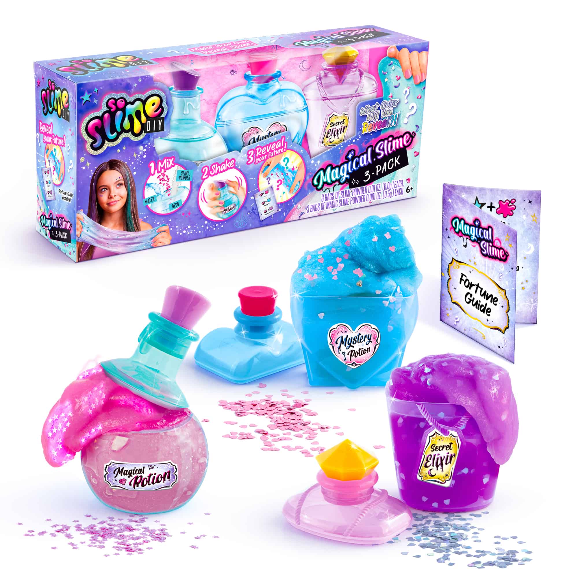 So Slime DIY Fluffy Slime Shaker 3 pack - Canal Toys UK